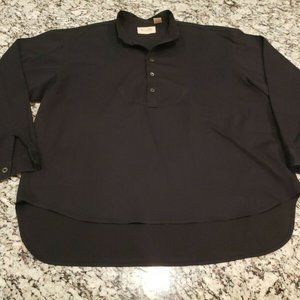 SCULLY Mens Frontier Style Reenactment Shirt Size XL Cotton Partial Button Up